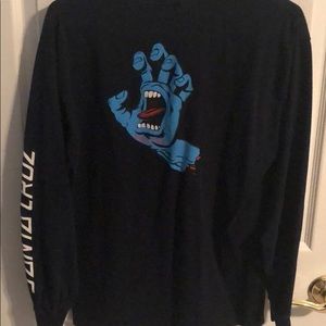 Santa Cruz dark blue long sleeve shirt